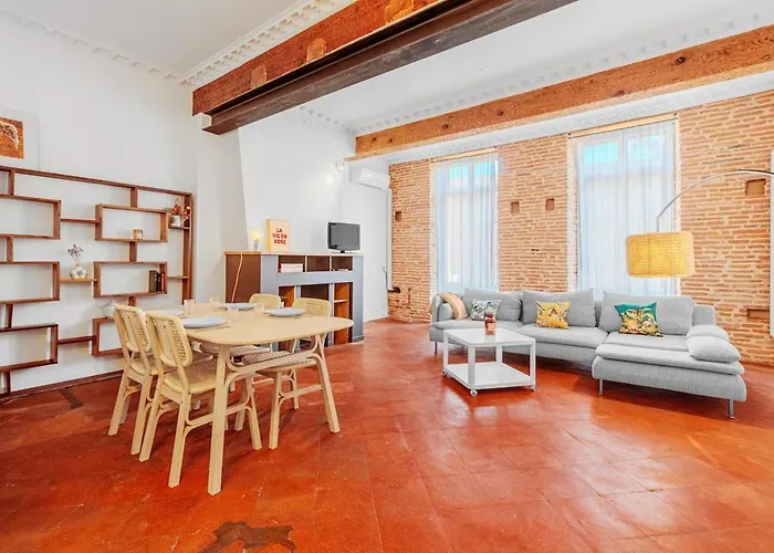 Loft Briques Rouges - Parking, Metro Appartement Toulouse